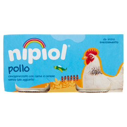Nipiol omogeneizzato pollo 2 vasetti da 80g