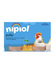 Nipiol omogeneizzato pollo 2 vasetti da 120g