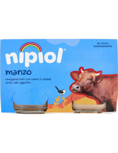 Nipiol omogeneizzato manzo 2 vasetti da 120g