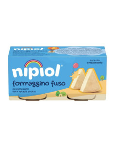 Nipiol omogeneizzato formaggino 2 vasetti da 80g
