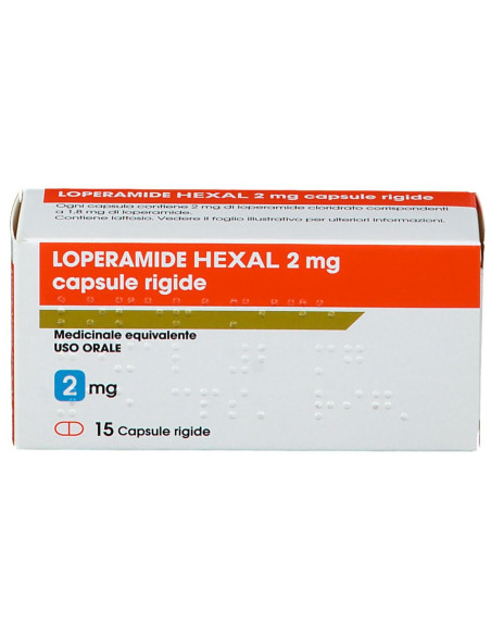 Loperamide hexal 15 capsule 2mg