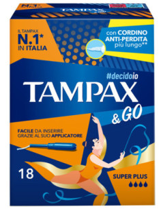 Tampax &go super plus 18pz