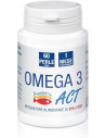 Omega 3 Act per la funzione cardiaca, visiva e cerebrale 60 mini perle