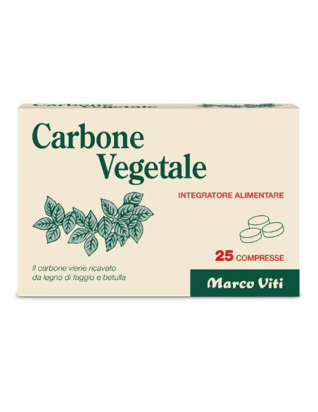 Marco Viti carbone vegetale 25 compresse
