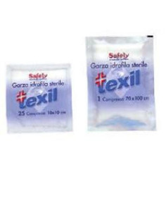 Garza texil 10x10cm 25pz