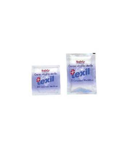 Garza texil 10x10cm 25pz