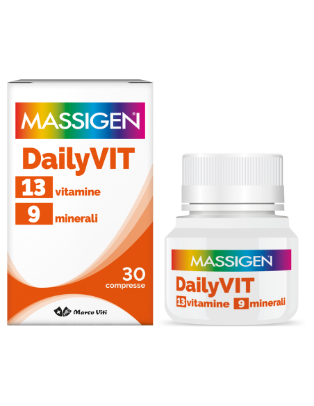 Massigen dailyvit+ multivitaminico 30 compresse