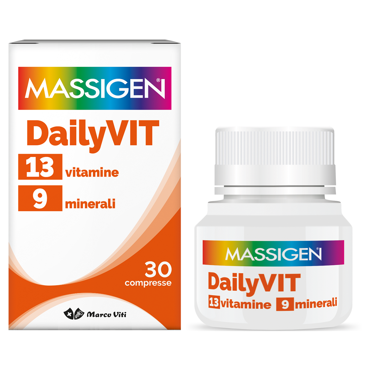 Massigen dailyvit+ multivitaminico 30 compresse