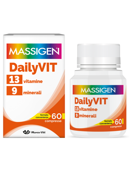 Massigen dailyvit+ multivitaminico 60 compresse