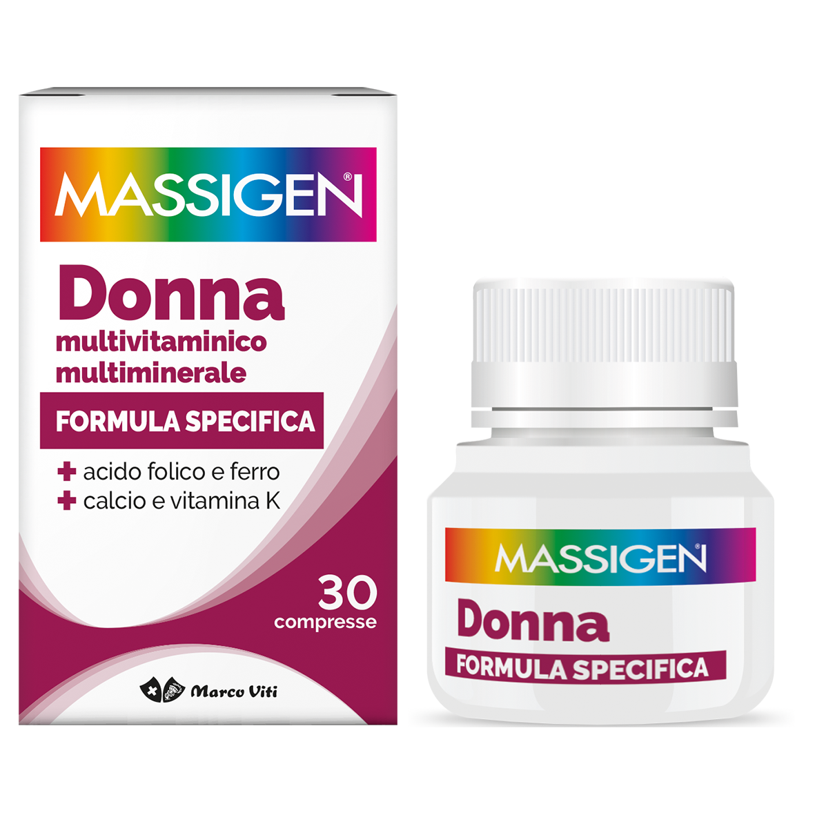 Massigen dailyvit+ donna multivitaminico 30 compresse