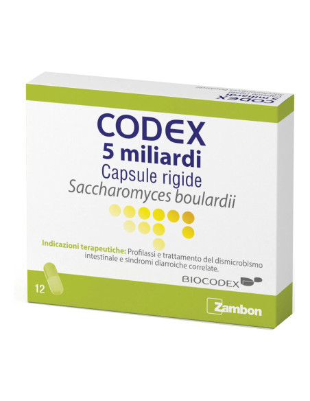 Codex 12 compresse 5 miliardi 250mg