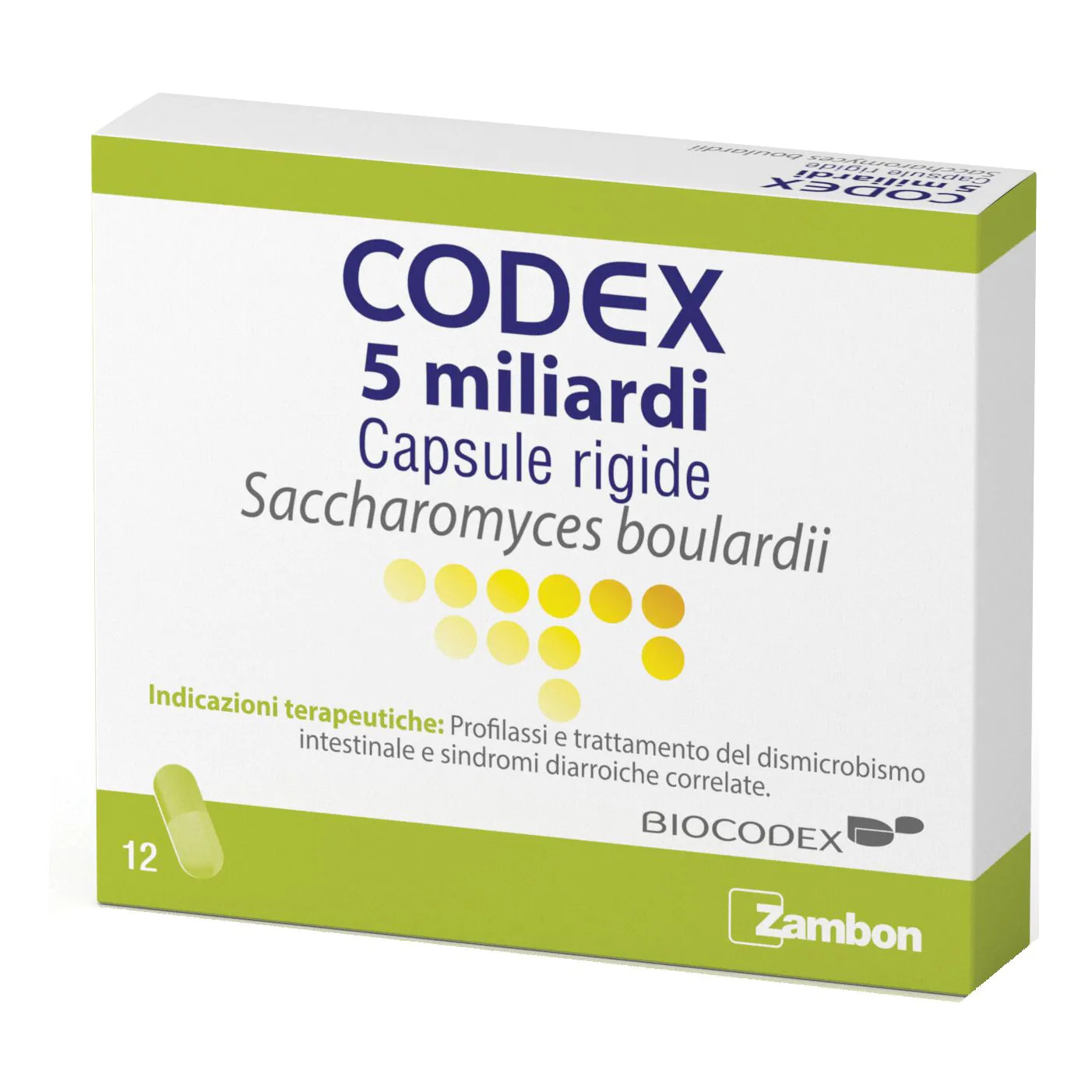 Codex 12 compresse 5 miliardi 250mg
