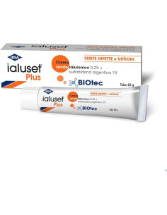 Ialuset plus crema ferite infette e ustioni 25g