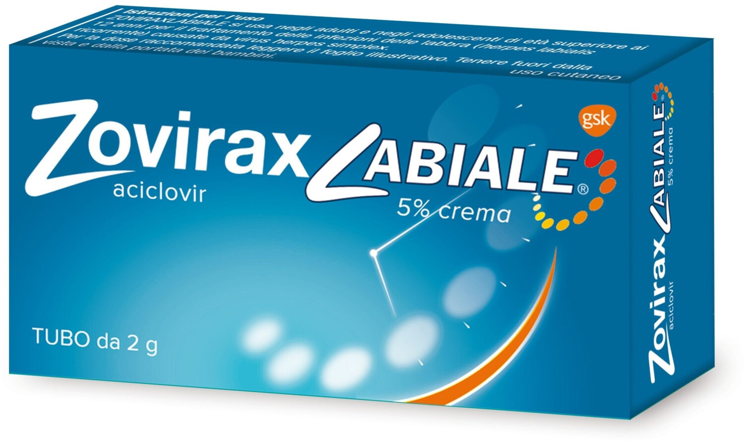 Zovirax labiale crema 5% 2g