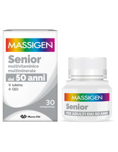 Massigen Dailyvit+ senior multivitaminico 30 compresse