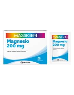 Massigen magnesio pidolato 200mg 20 bustine