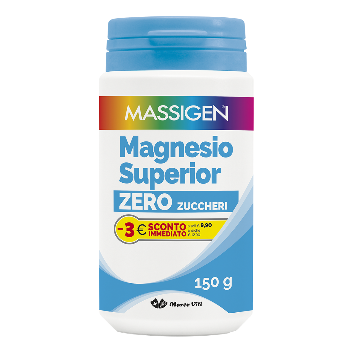 Massigen magnesio superior senza zuccheri 150g