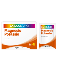 Massigen magnesio e potassio 24+6 bustine
