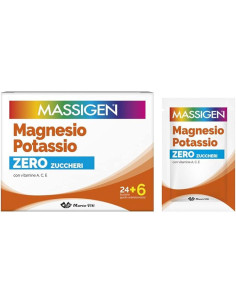 Massigen magnesio potassio zero zuccheri 24+6 bustine