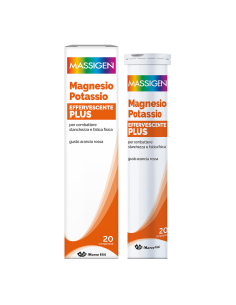 Massigen magnesio e potassio plus 20 compresse effervescenti