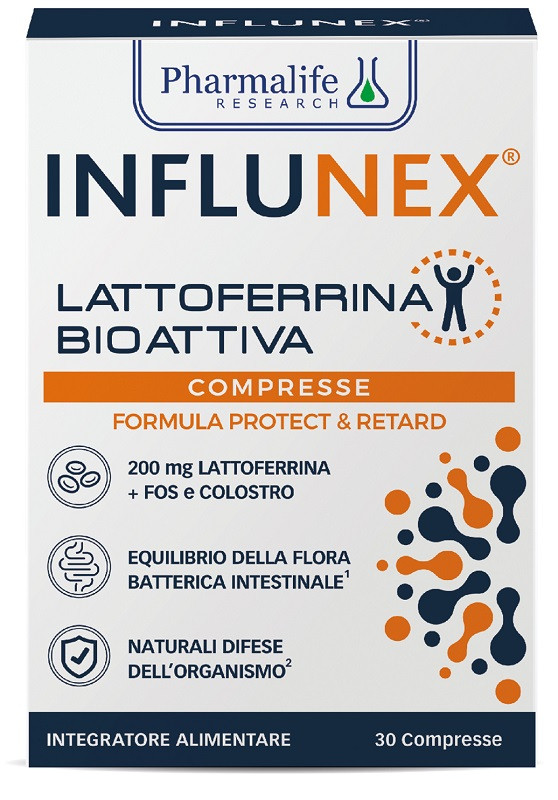 Image of Influnex lattoferrina 30 compresse cod085