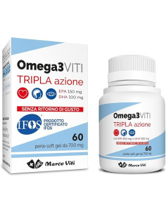 Marco viti omega3 tripla azione 60 perle