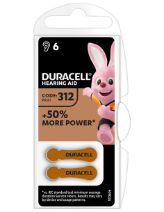 Duracell easy tab 312 marrone