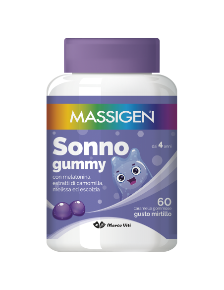 Massigen sonno gummy 60 caramelle
