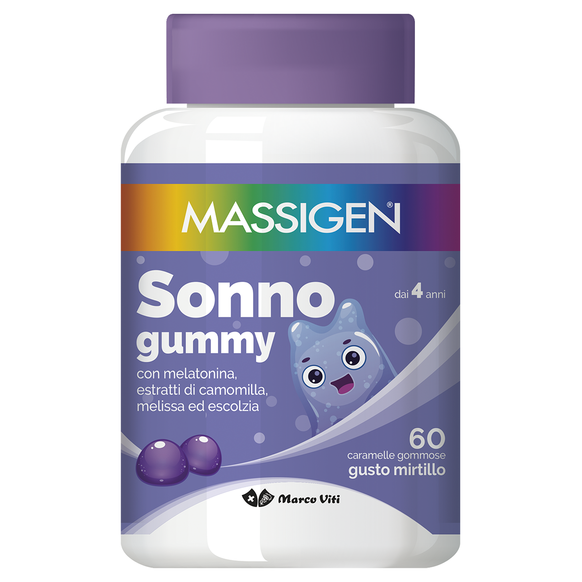 Massigen sonno gummy 60 caramelle