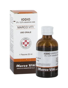 Marco Viti iodio soluzione orale 2% 25ml
