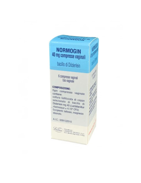 Normogin 6 compresse vaginali 40mg