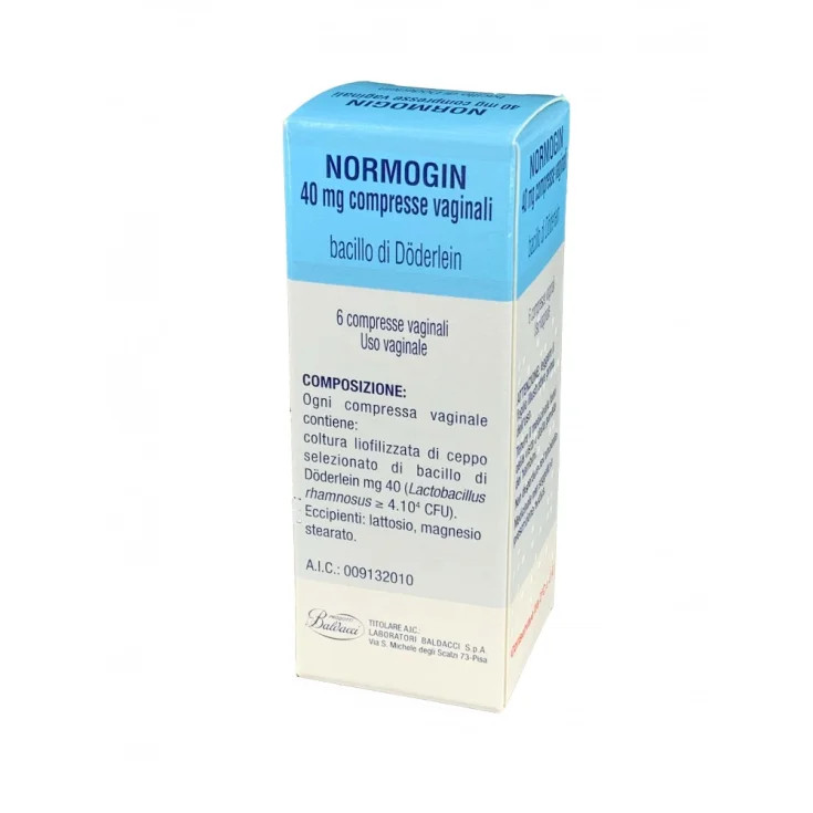 Normogin 6 compresse vaginali 40mg