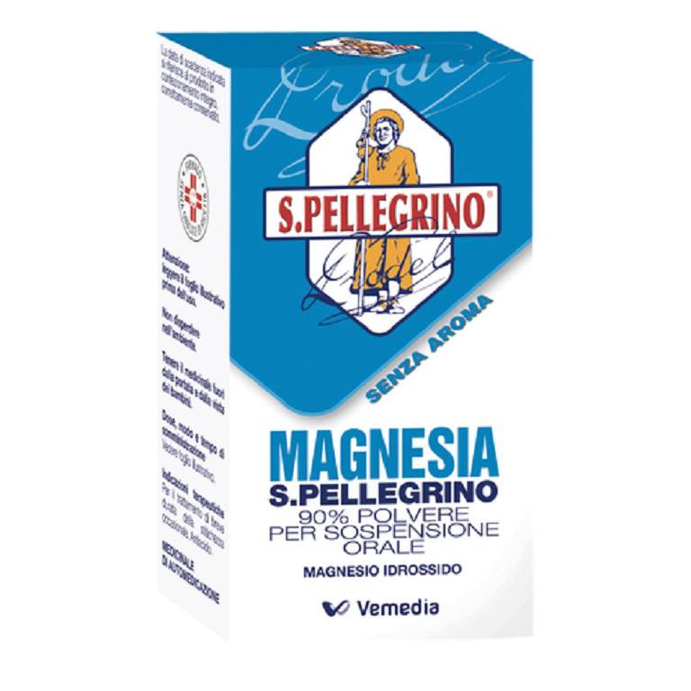 Magnesia san pellegrino polvere 90% 100g