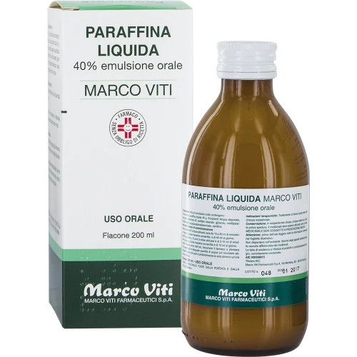 Marco Viti olio di vaselina 40% emulsione orale 200ml
