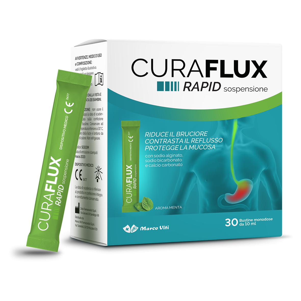 Image of Marco Viti curaflux rapid sospensione 30 bustine cod085