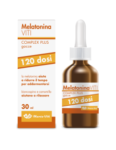 Marco Viti melatonina complex plus gocce 120 dosi 30 ml
