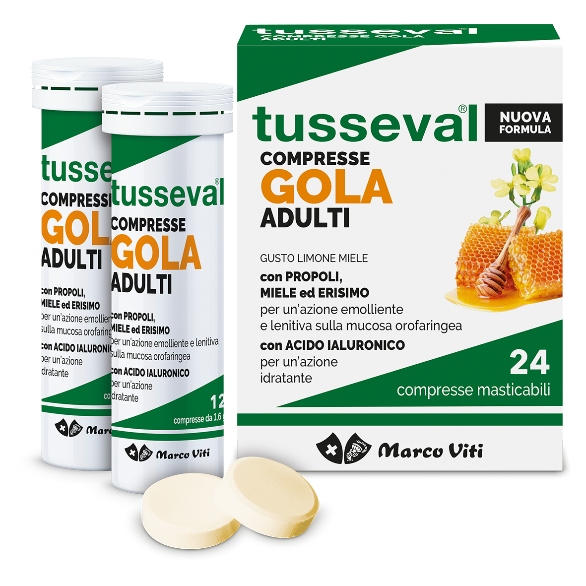 Marco Viti tusseval gola adulti 24 compresse masticabili