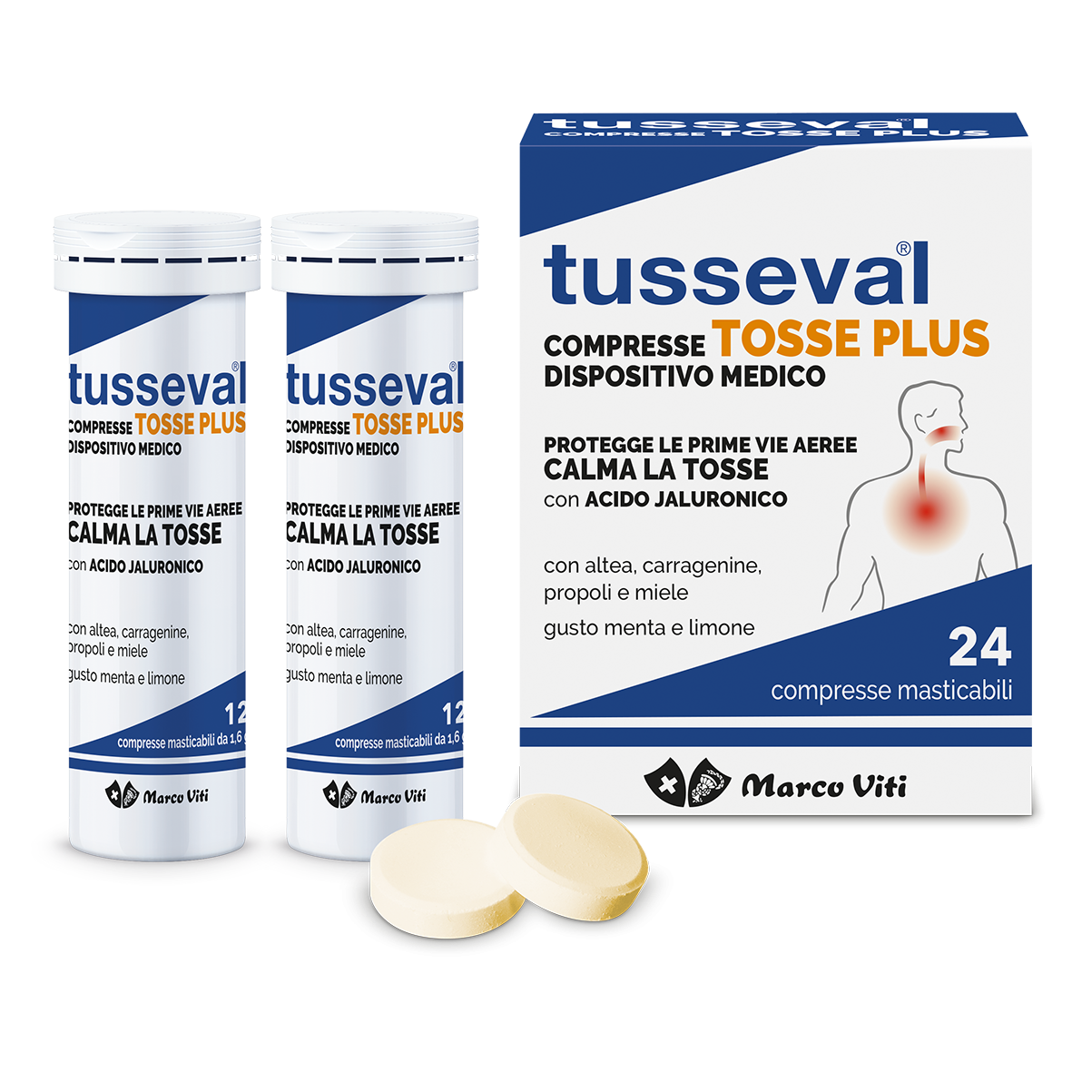Marco Viti tusseval tosse plus 24 compresse