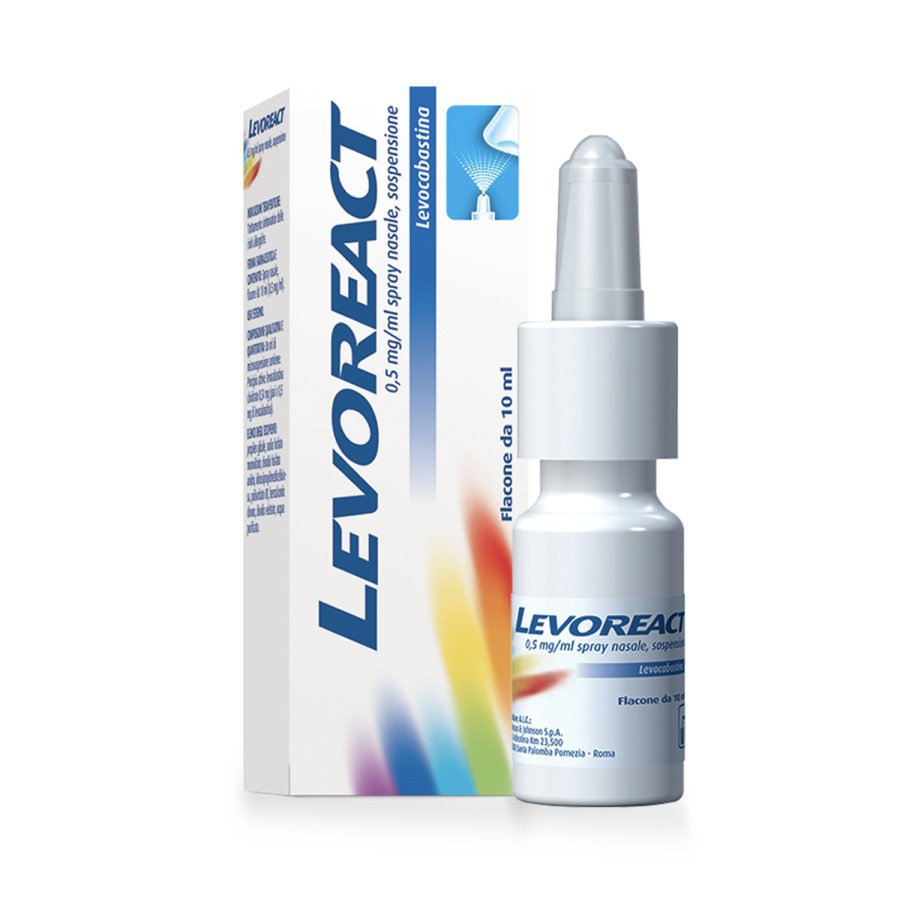 Levoreact spray nasale 0,5mg 10ml