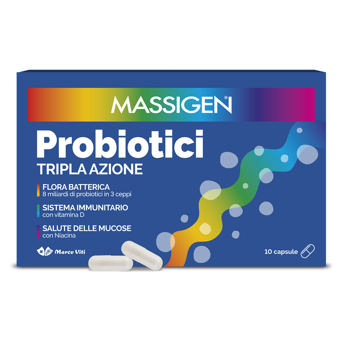 Massigen probiotici 10 capsule