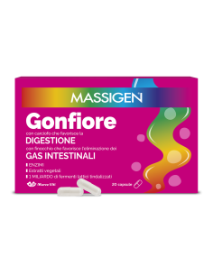 Massigen gonfiore 20 capsule