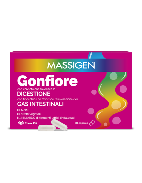 Massigen gonfiore 20 capsule
