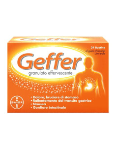 Geffer granulato effervescente 24 bustine 5g