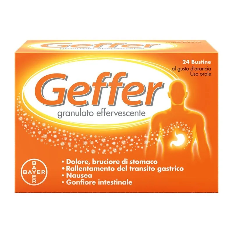 Geffer granulato effervescente 24 bustine 5g