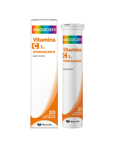 Massigen dailyvit+ c vitamina c 20compresse effervescenti