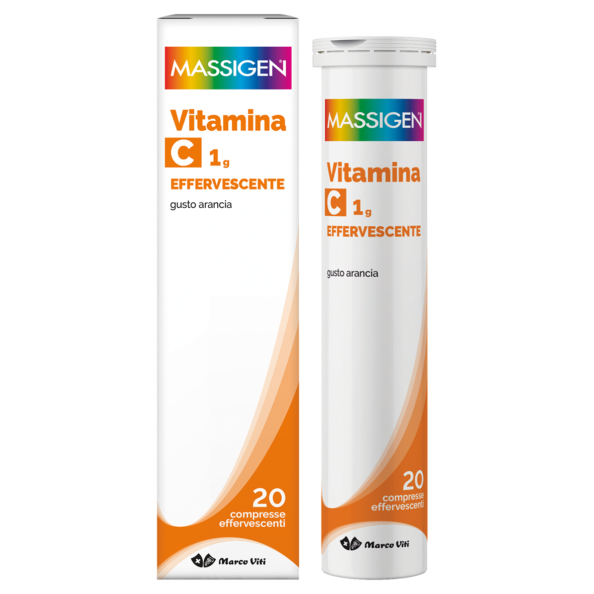 Massigen dailyvit+ c vitamina c 20compresse effervescenti