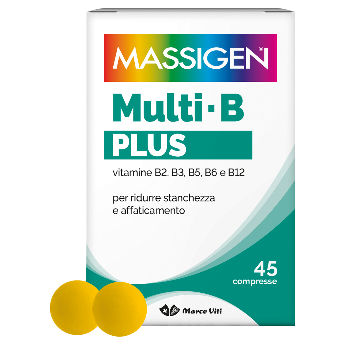 Massigen dailyvit + multi b plus 45 compresse