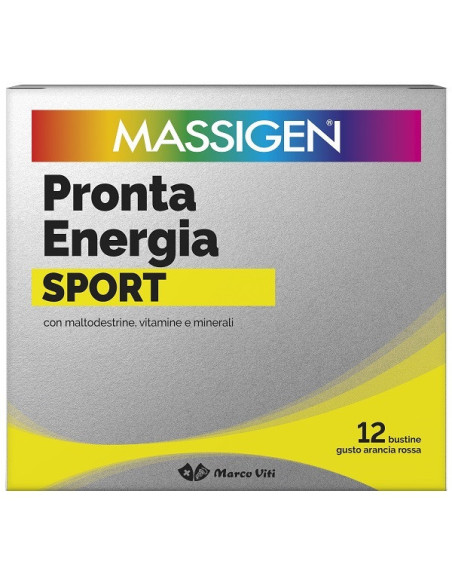 Massigen sport pronta energia 12 bustine