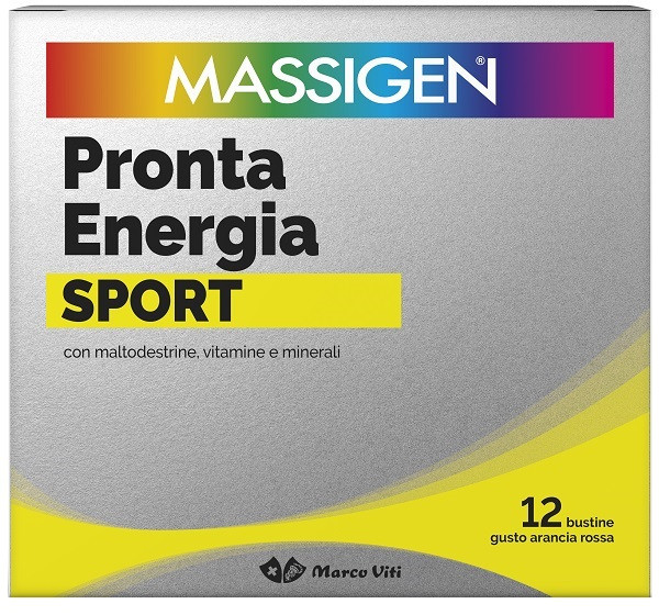 Massigen sport pronta energia 12 bustine