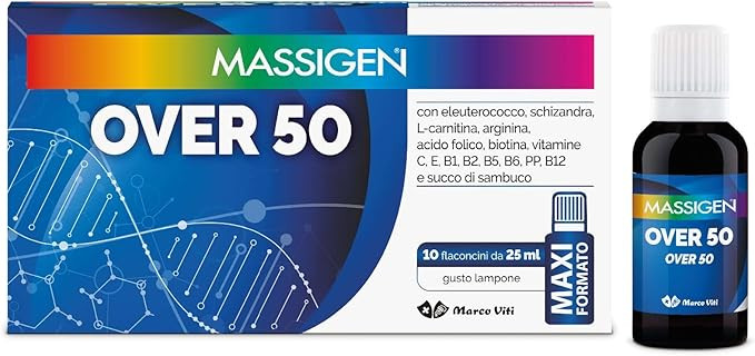 Massigen over 50 10 flaconcini 25ml
